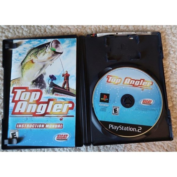 Top Angler: Real Bass Fishing Sony Playstation 2 PS2 Game Manual Included - Picture 3 of 5